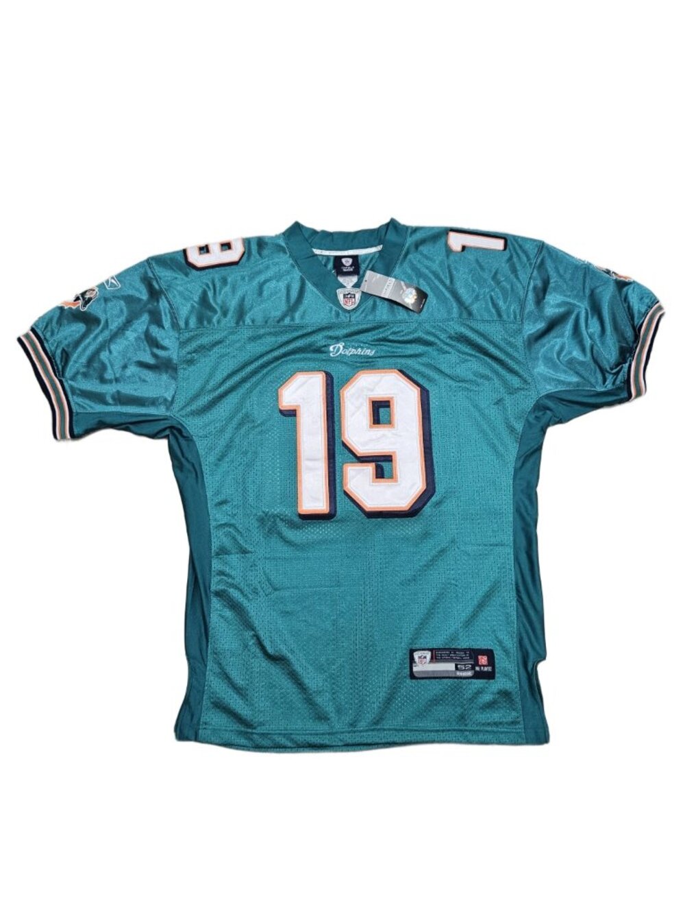 Reebok Dolphins Brandon Marshall #19 Jersey 52 XL NWT